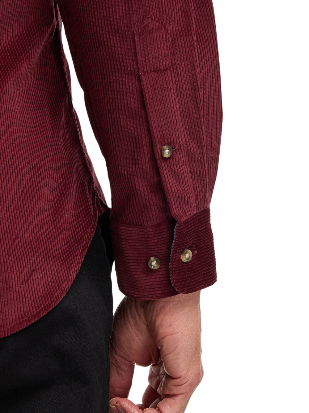 Alternate Image of Cotton Corduroy Casual Shirt-3