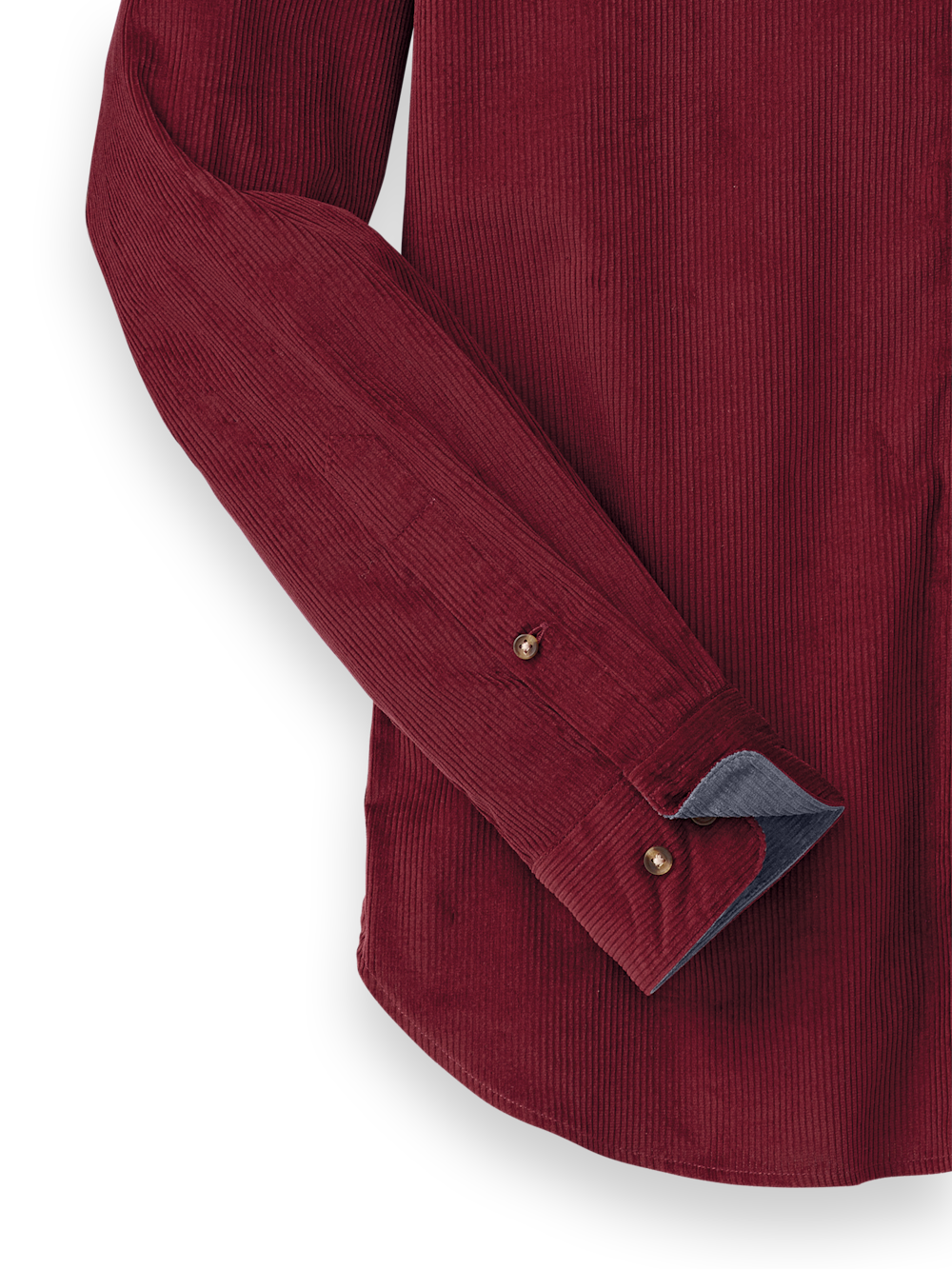 Cotton Corduroy Casual Shirt - Burgundy – Paul Fredrick Cotton Corduroy Casual Shirt - Burgundy – Paul Fredrick
