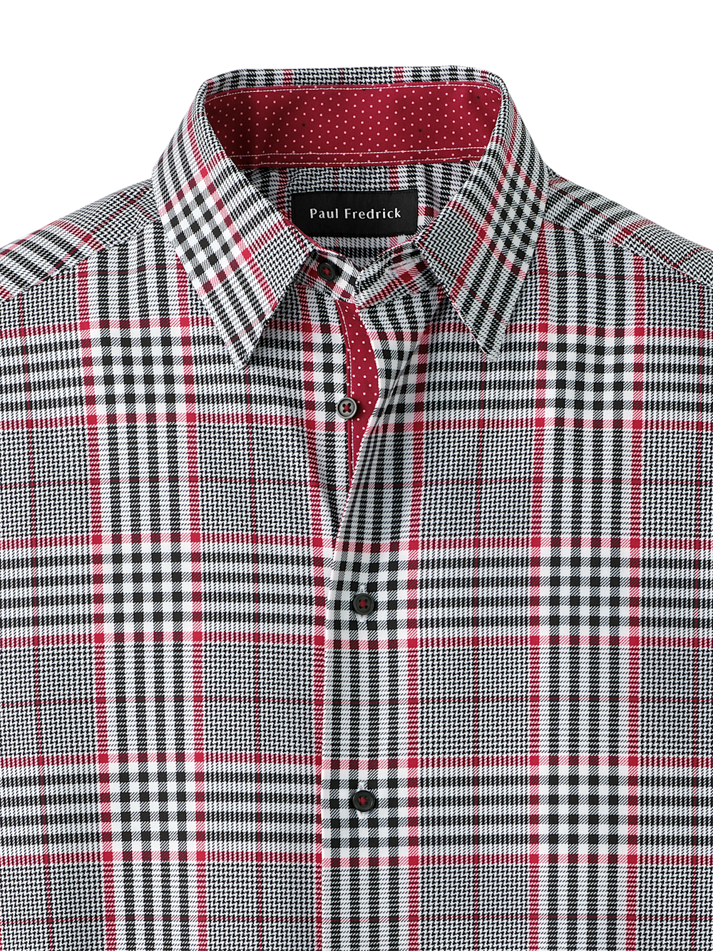 Alternate Image of Performance Stretch Plaid Casual Shirt-5