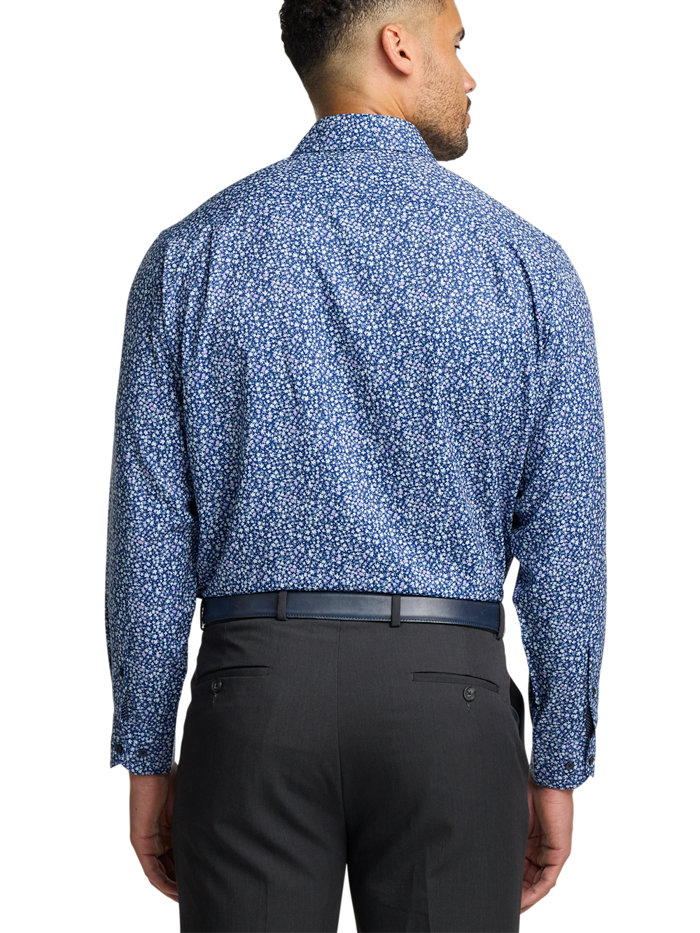 Alternate Image of Performance Stretch Floral Casual Shirt-4
