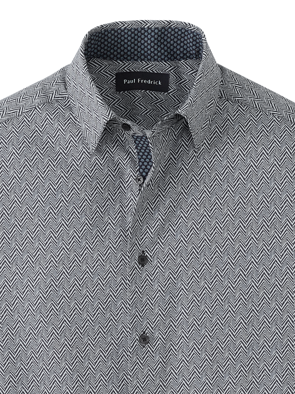 Alternate Image of Performance Stretch Chevron Casual Shirt-5
