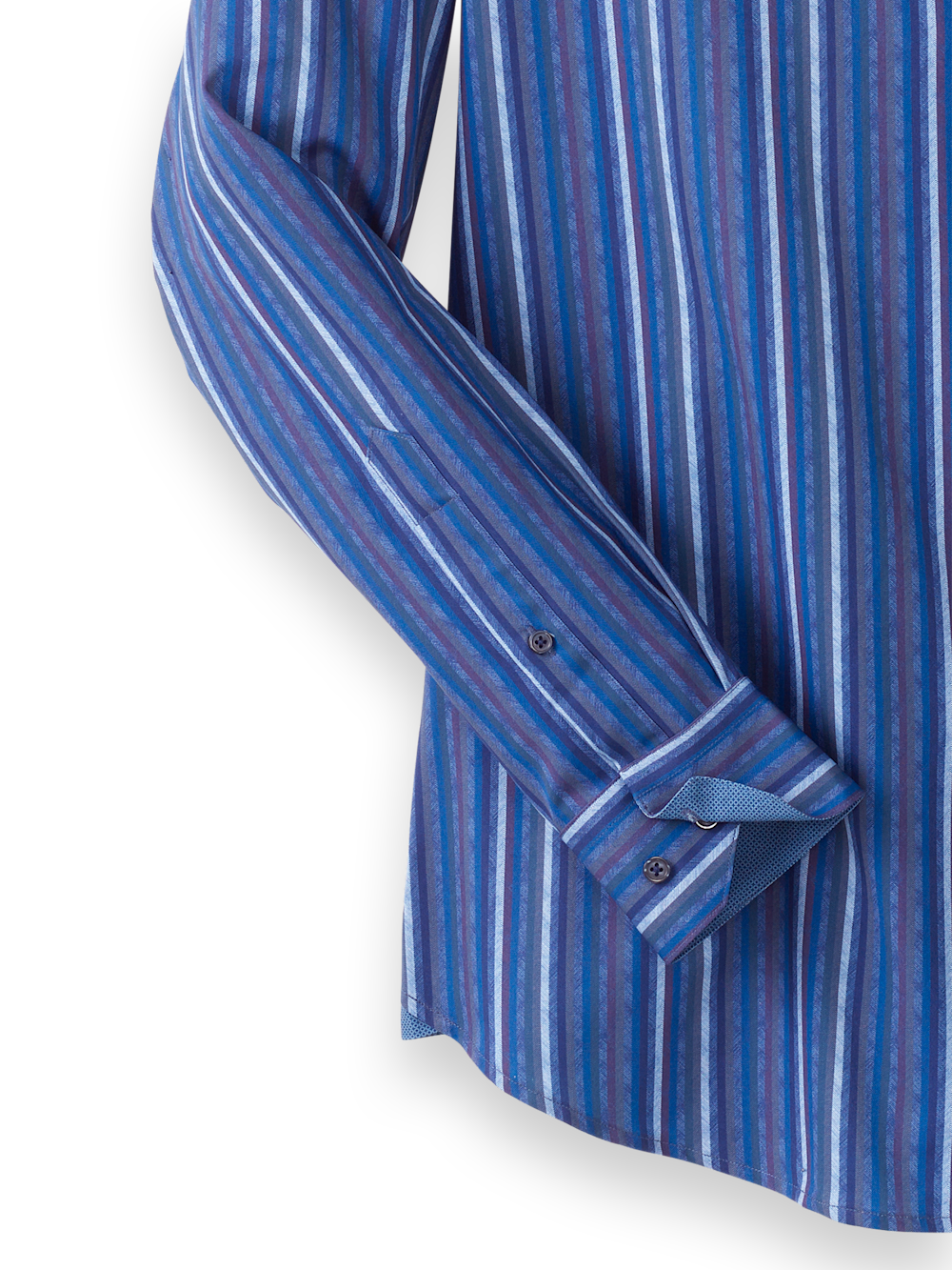 Alternate Image of Performance Stretch Stripe Casual Shirt-6