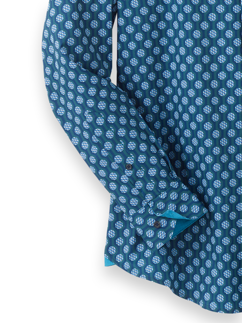 Alternate Image of Performance Stretch Medallion Casual Shirt-6