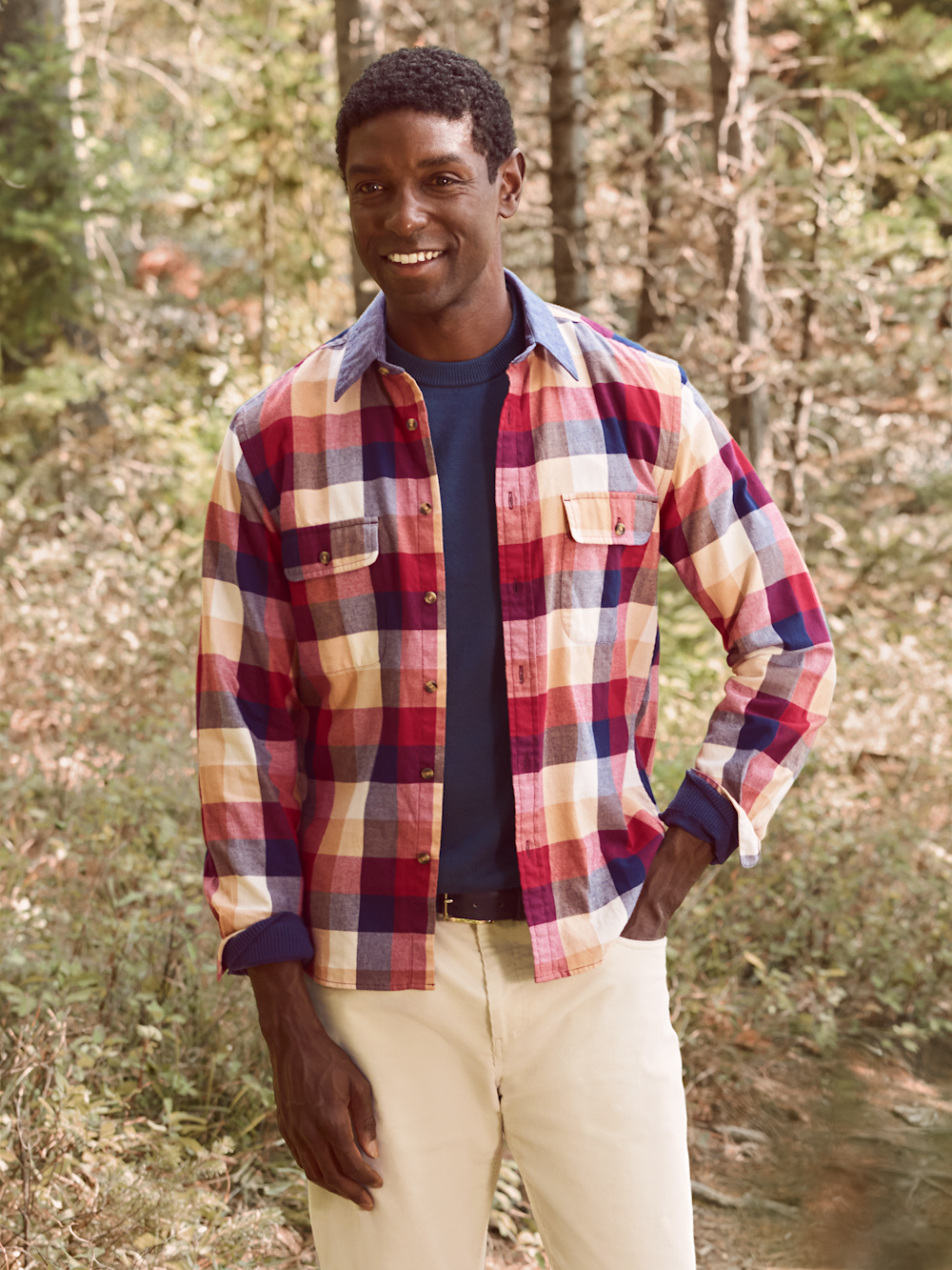 Alternate Shot of Men's multi  Shirts  - 5