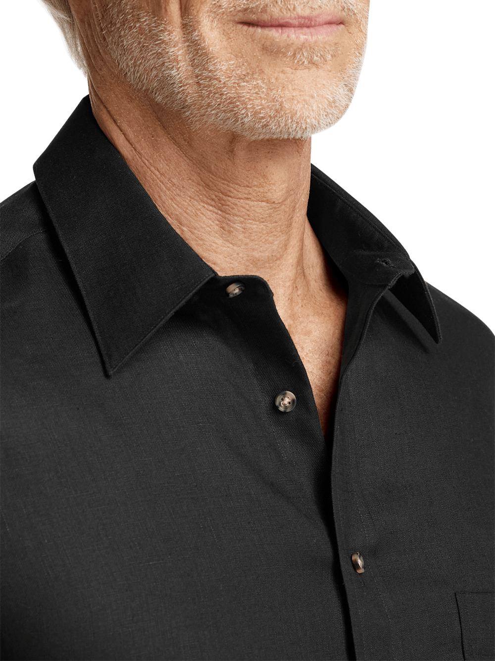Alternate Image of Linen Solid Casual Shirt-2