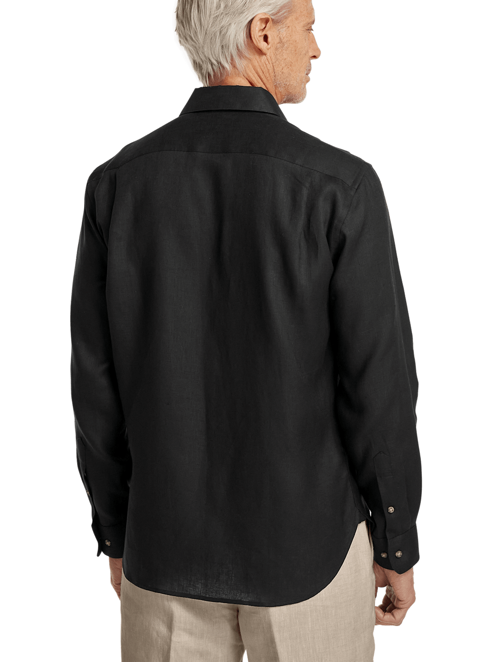 Alternate Image of Linen Solid Casual Shirt-4