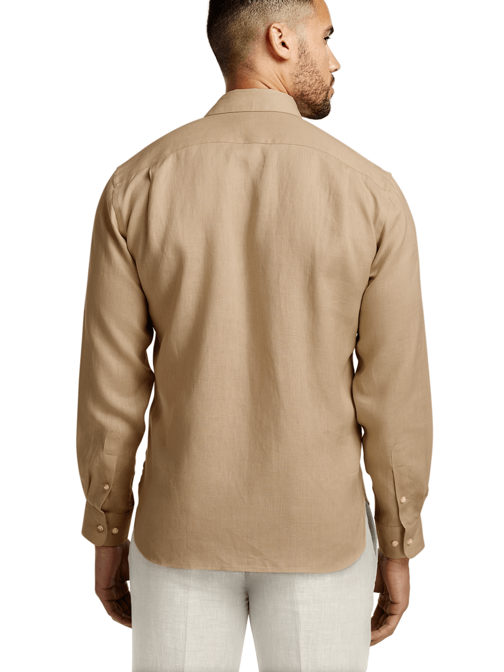 Alternate Image of Linen Solid Casual Shirt-4