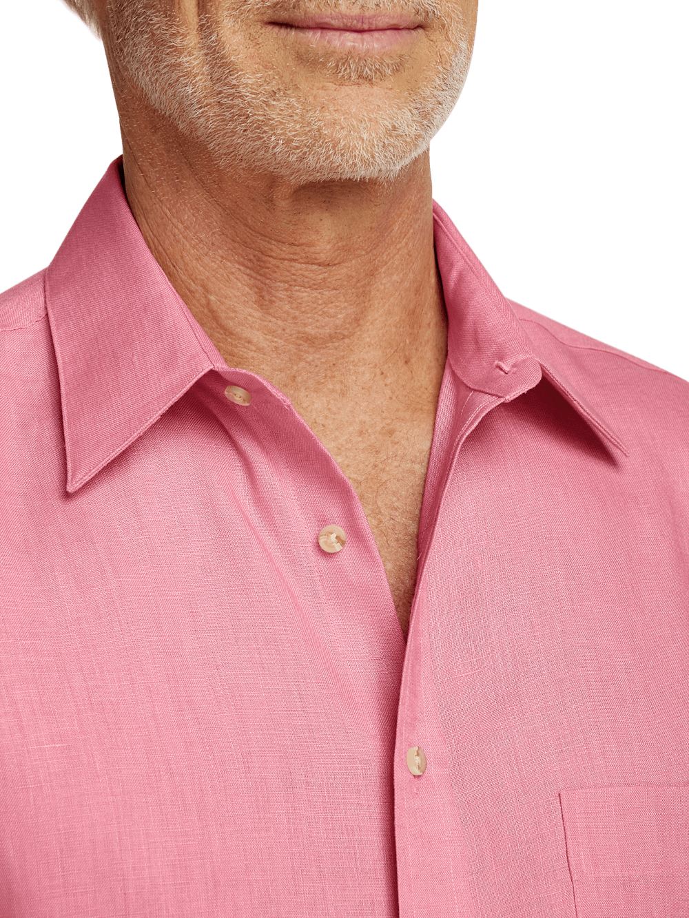 Alternate Image of Linen Solid Casual Shirt-2
