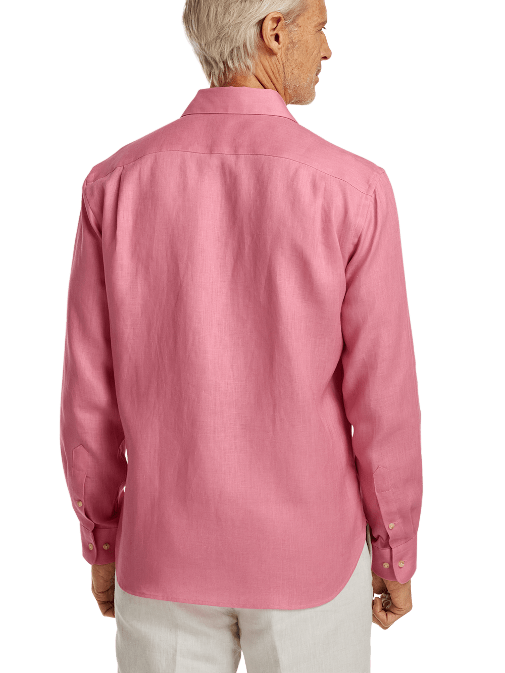 Alternate Image of Linen Solid Casual Shirt-4