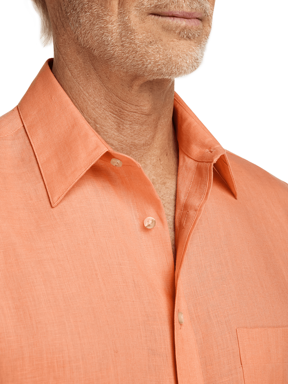 Alternate Image of Linen Solid Casual Shirt-2