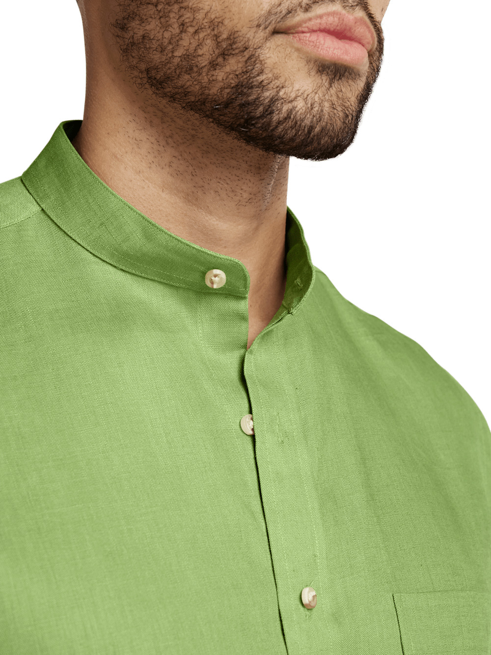 Alternate Image of Linen Solid Casual Shirt-2