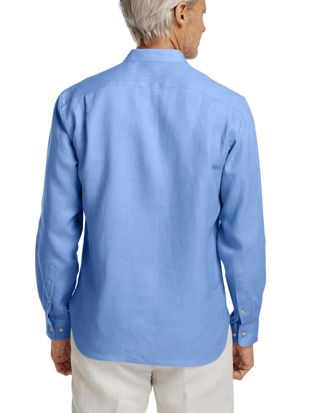Alternate Image of Linen Solid Casual Shirt-4
