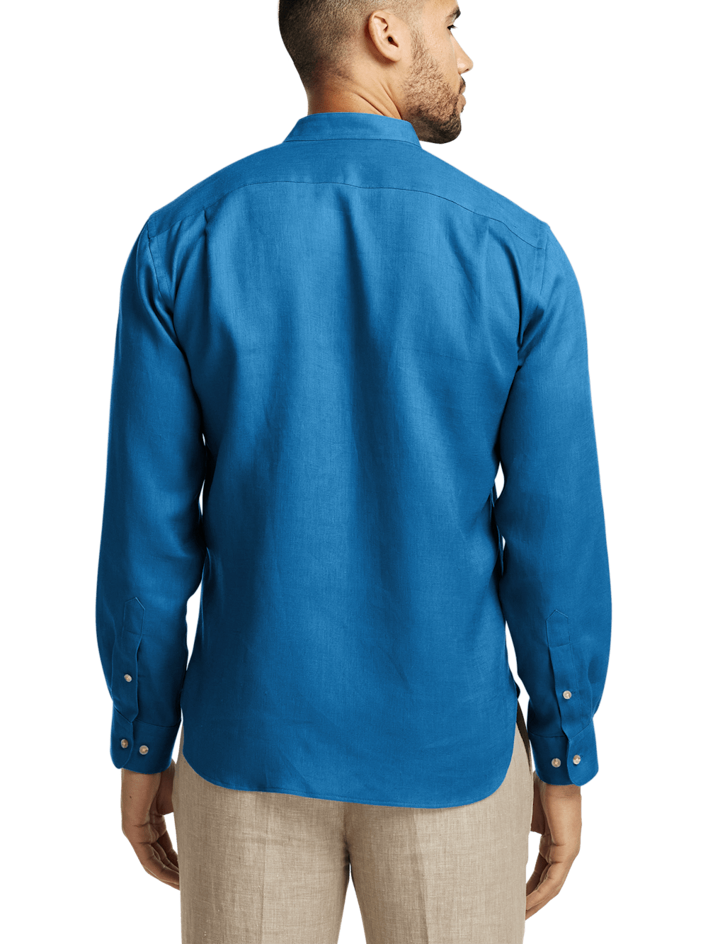 Alternate Image of Linen Solid Casual Shirt-4