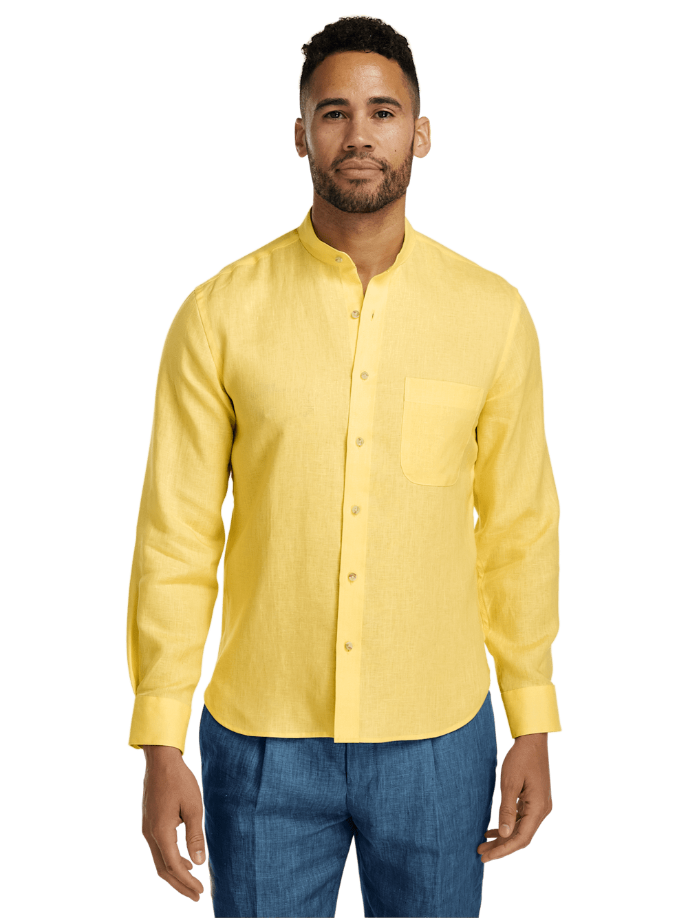 Alternate Image of Linen Solid Casual Shirt-1