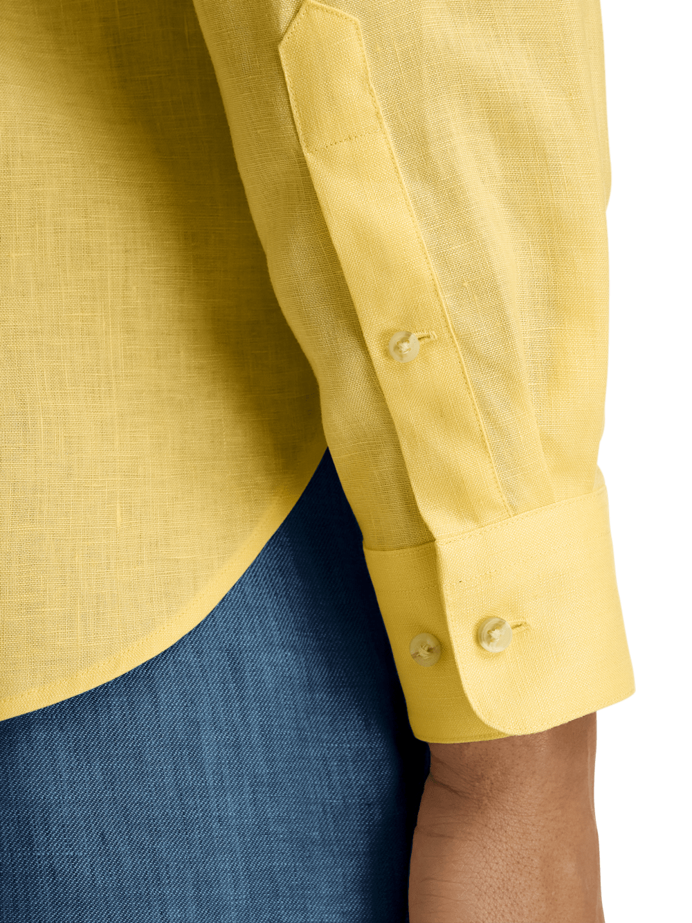 Alternate Image of Linen Solid Casual Shirt-3