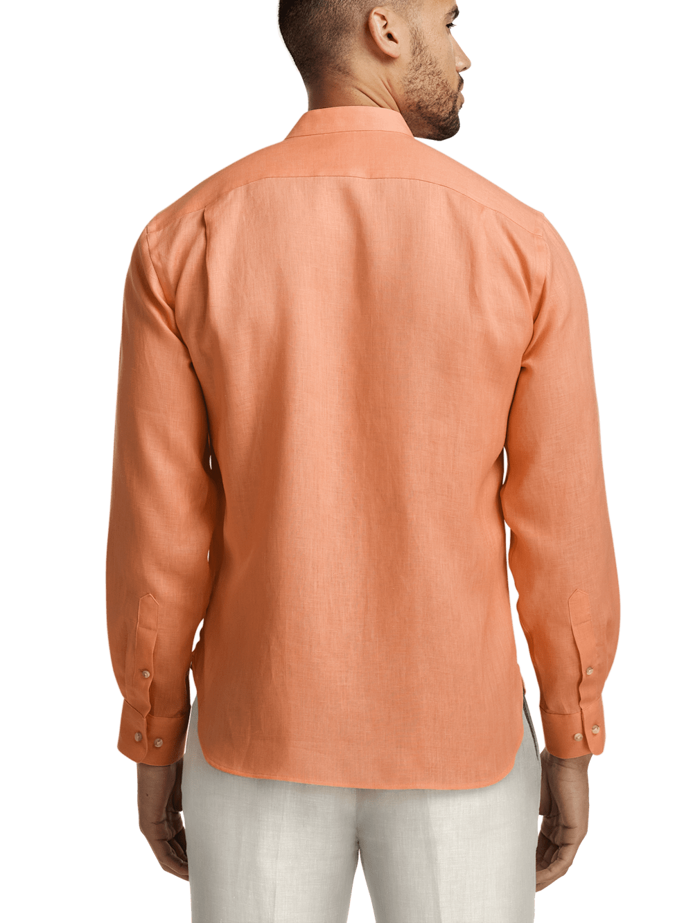 Alternate Image of Linen Solid Casual Shirt-4