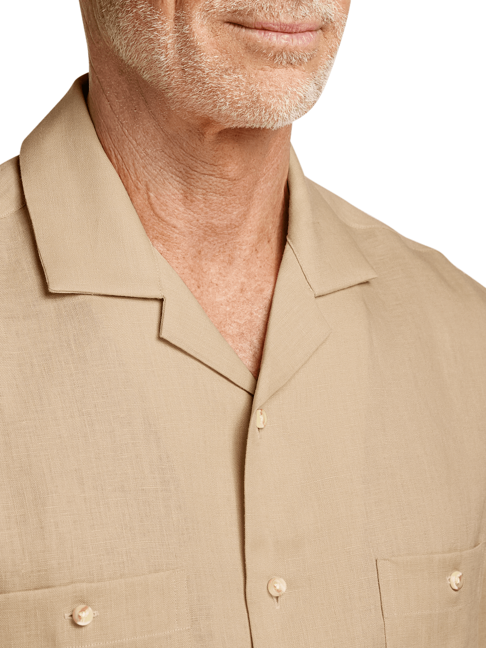 Alternate Image of Linen Solid Casual Shirt-2