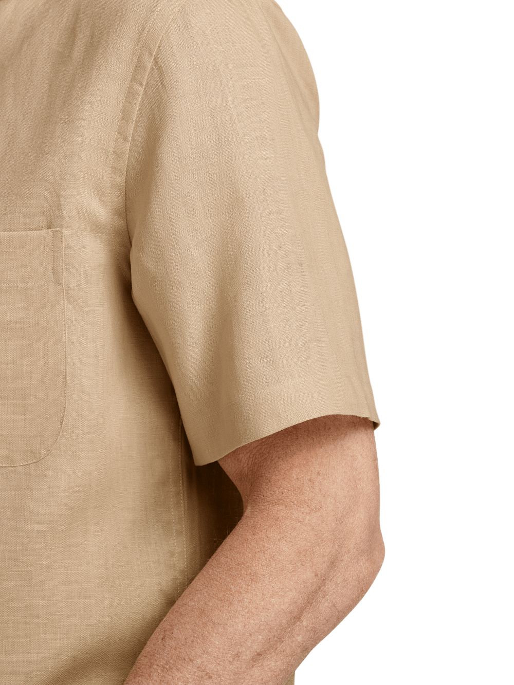 Alternate Image of Linen Solid Casual Shirt-3