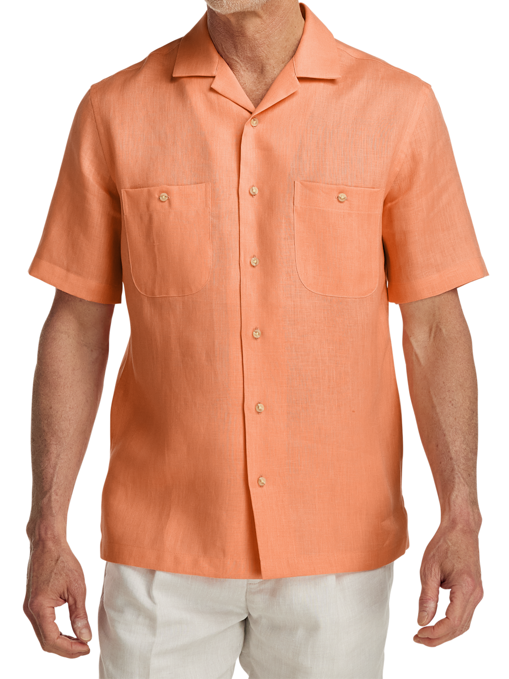 Alternate Image of Linen Solid Casual Shirt-1