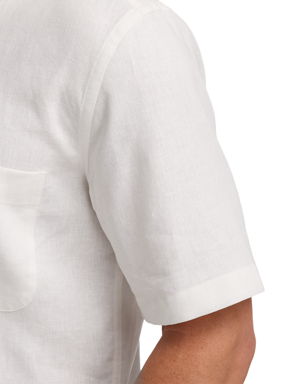 Alternate Image of Linen Blend Solid Casual Shirt-3