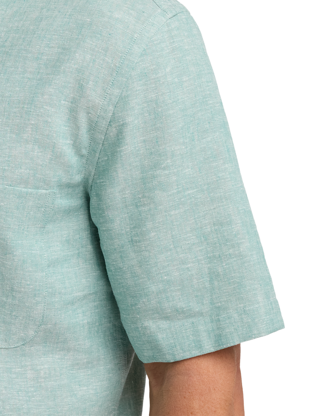 Alternate Image of Linen Blend Solid Casual Shirt-3