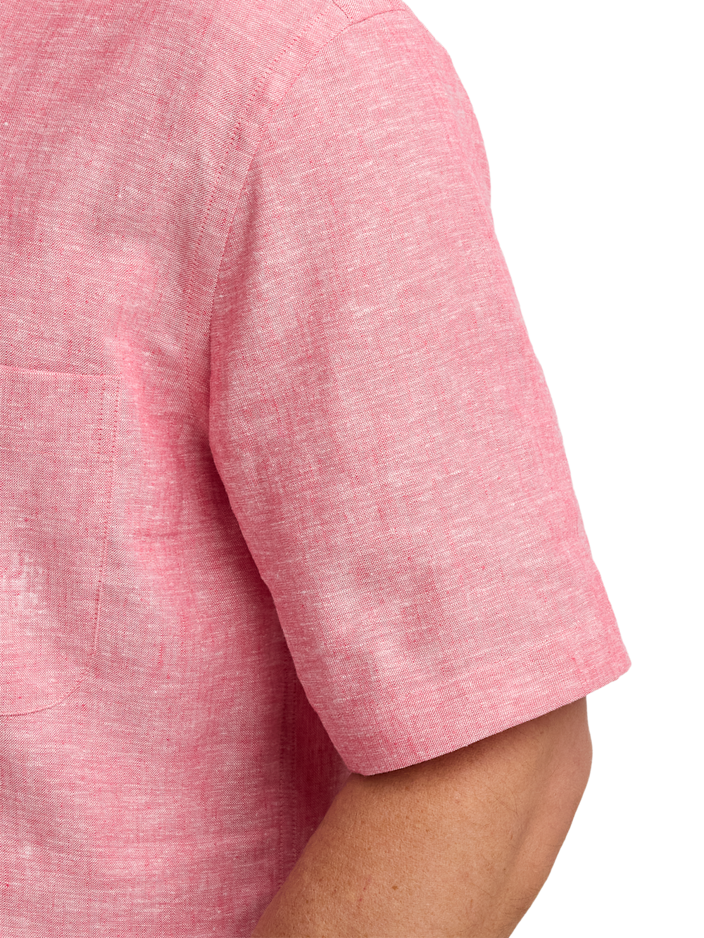 Alternate Image of Linen Blend Solid Casual Shirt-3