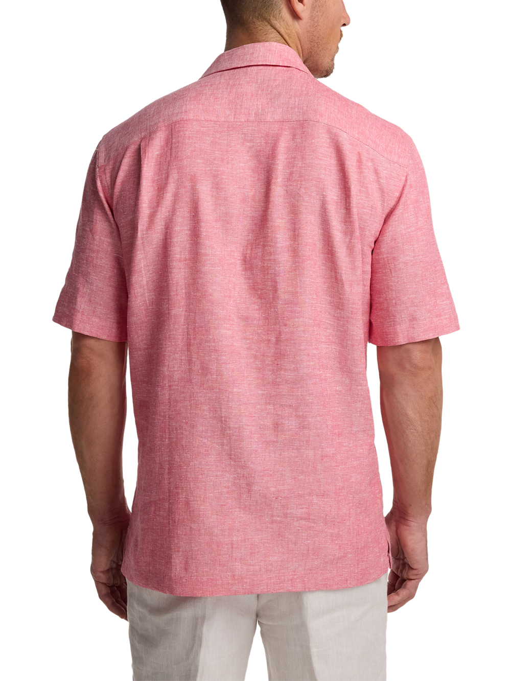 Alternate Image of Linen Blend Solid Casual Shirt-4
