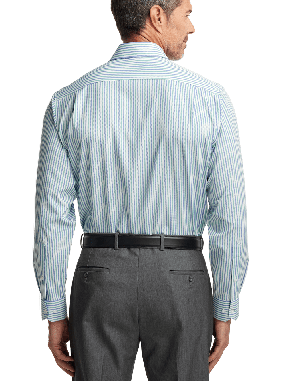 Alternate Image of Performance Stretch Stripe Casual Shirt-4