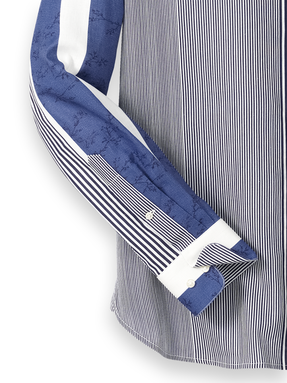 Alternate Image of Linen Blend Stripe Casual Shirt-6