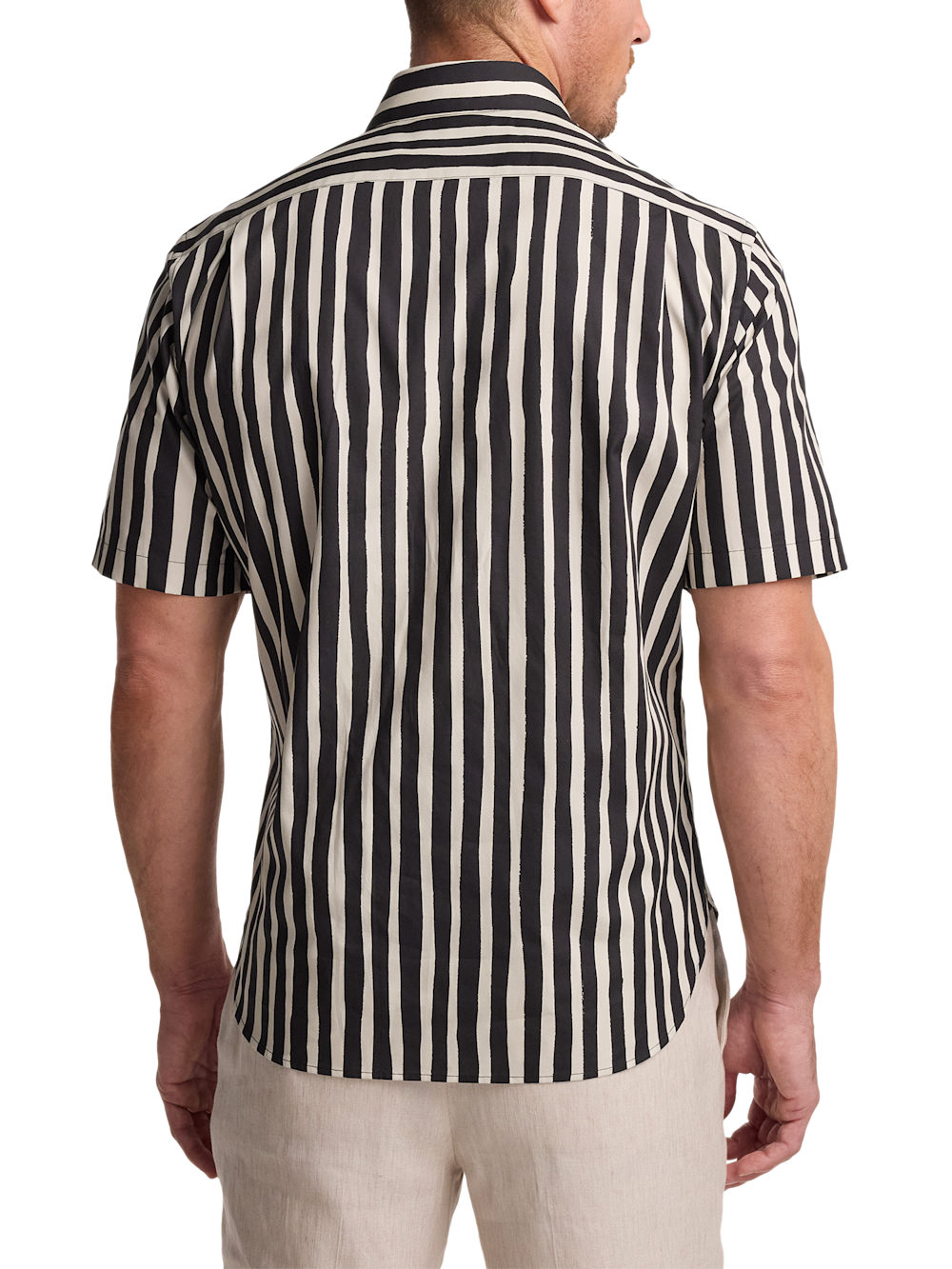 Alternate Image of Cotton Stripe Casual Shirt-4