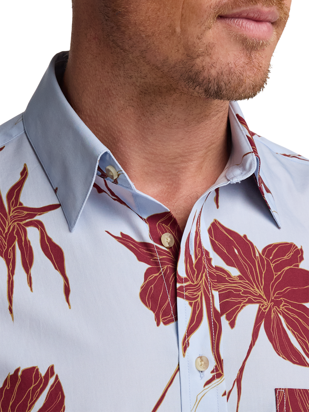 Alternate Image of Cotton Botanical Casual Shirt-2