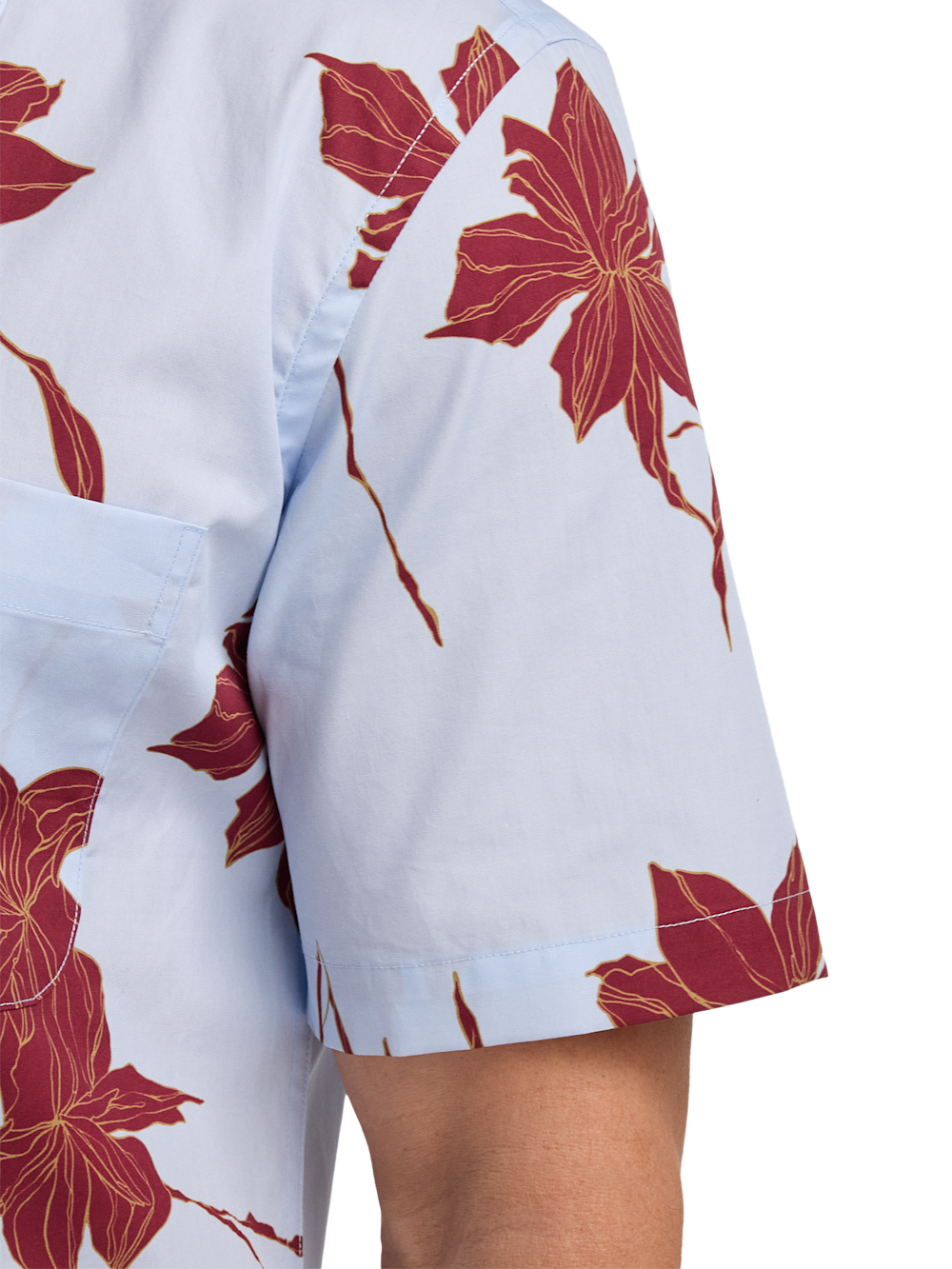 Alternate Image of Cotton Botanical Casual Shirt-3