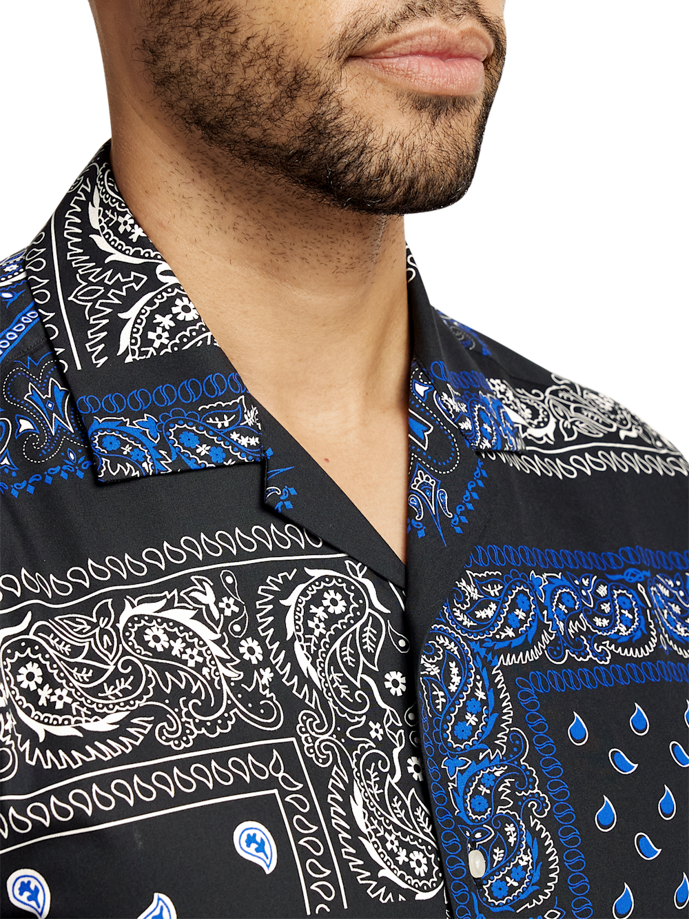 Alternate Image of Cotton Paisley Print Casual Shirt-2