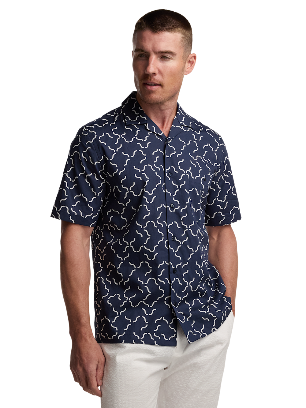 Alternate Image of Cotton Deco Casual Shirt-1