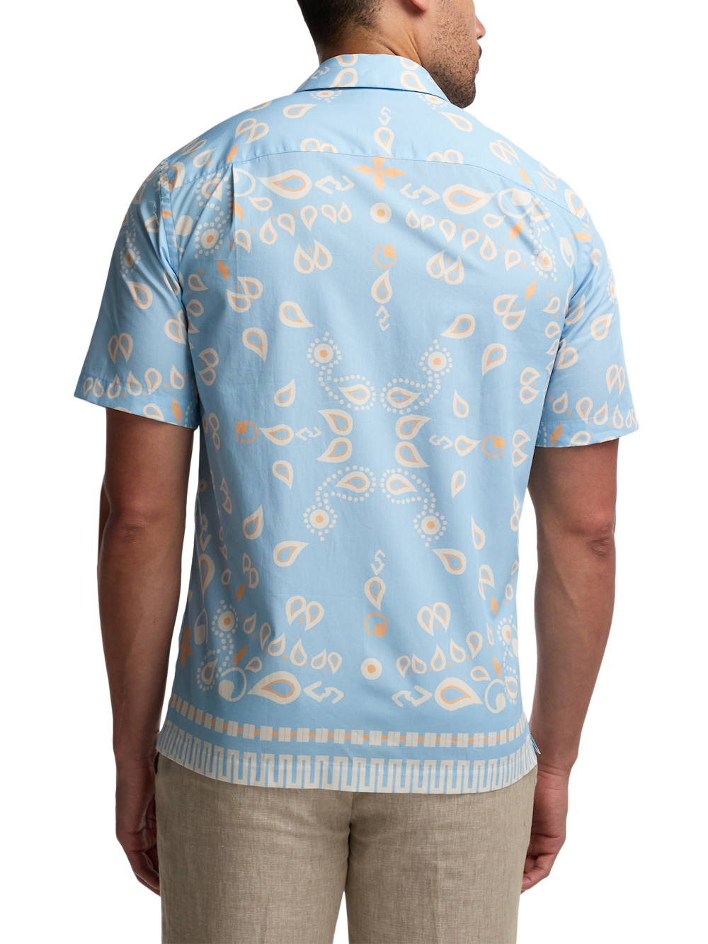 Alternate Image of Cotton Paisley Bandana Casual Shirt-4