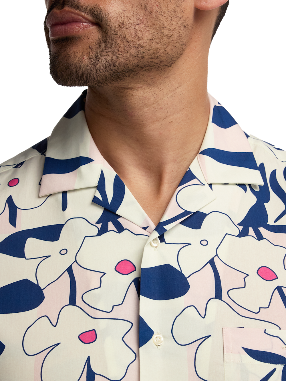 Alternate Image of Cotton Patchwork Botanical Casual Shirt-2