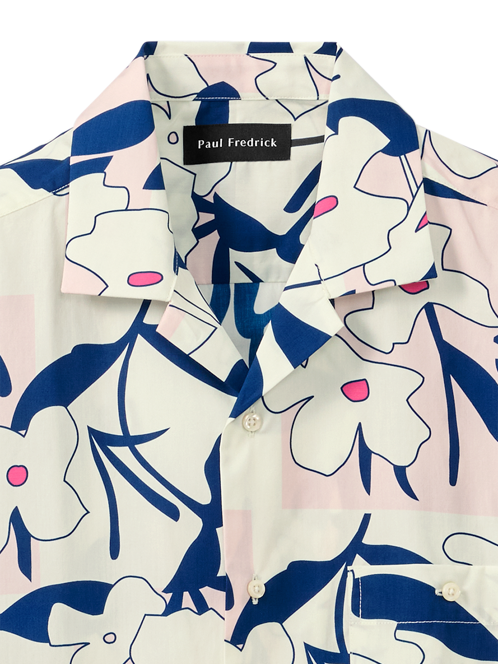 Alternate Image of Cotton Patchwork Botanical Casual Shirt-5