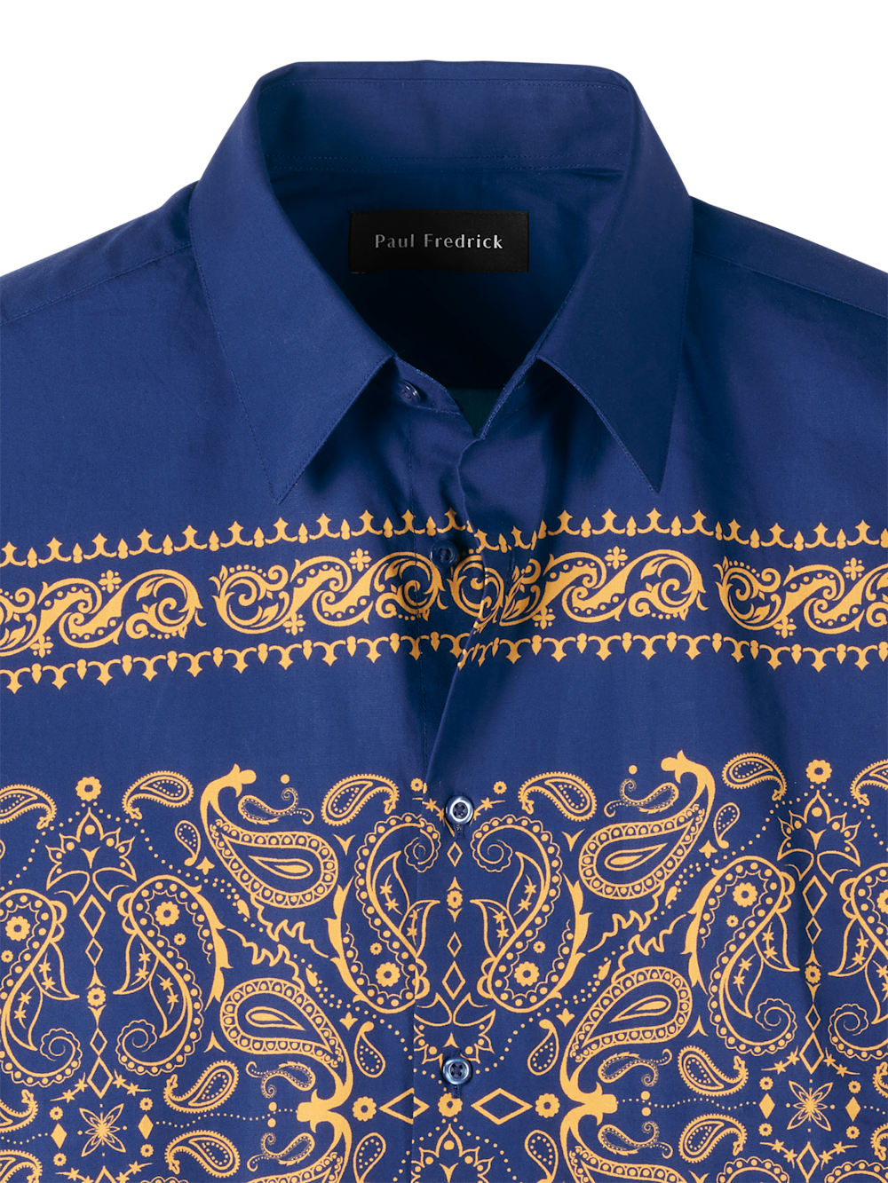 Alternate Image of Cotton Paisley Point Collar Casual Shirt-6