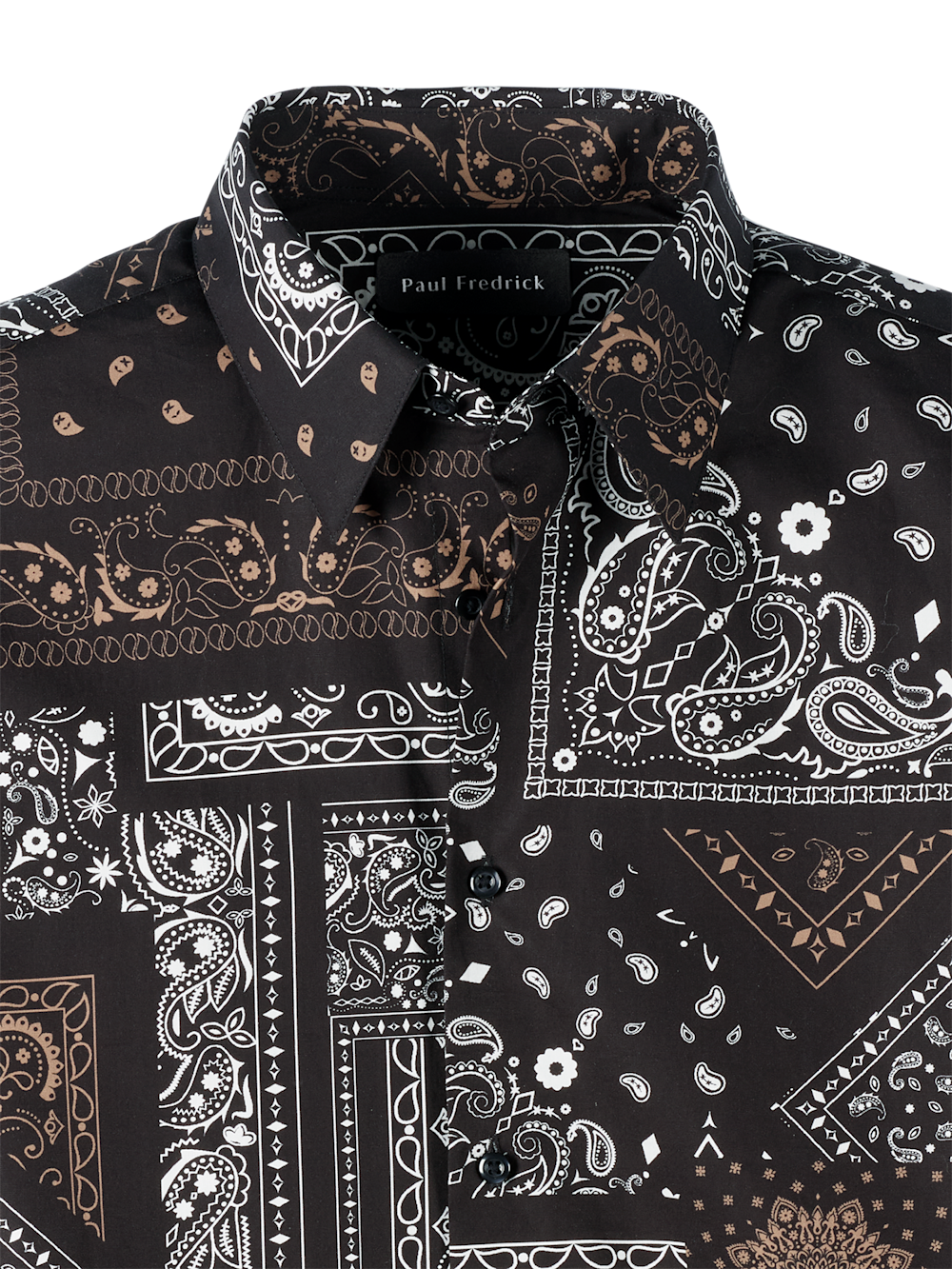 Alternate Image of Cotton Paisley Point Collar Casual Shirt-6