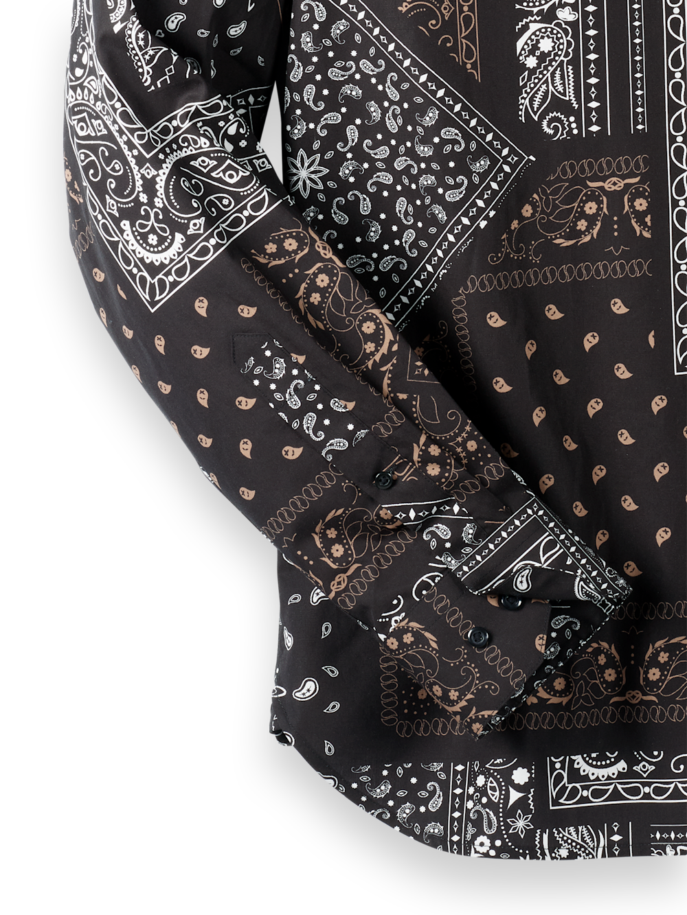 Alternate Image of Cotton Paisley Point Collar Casual Shirt-7