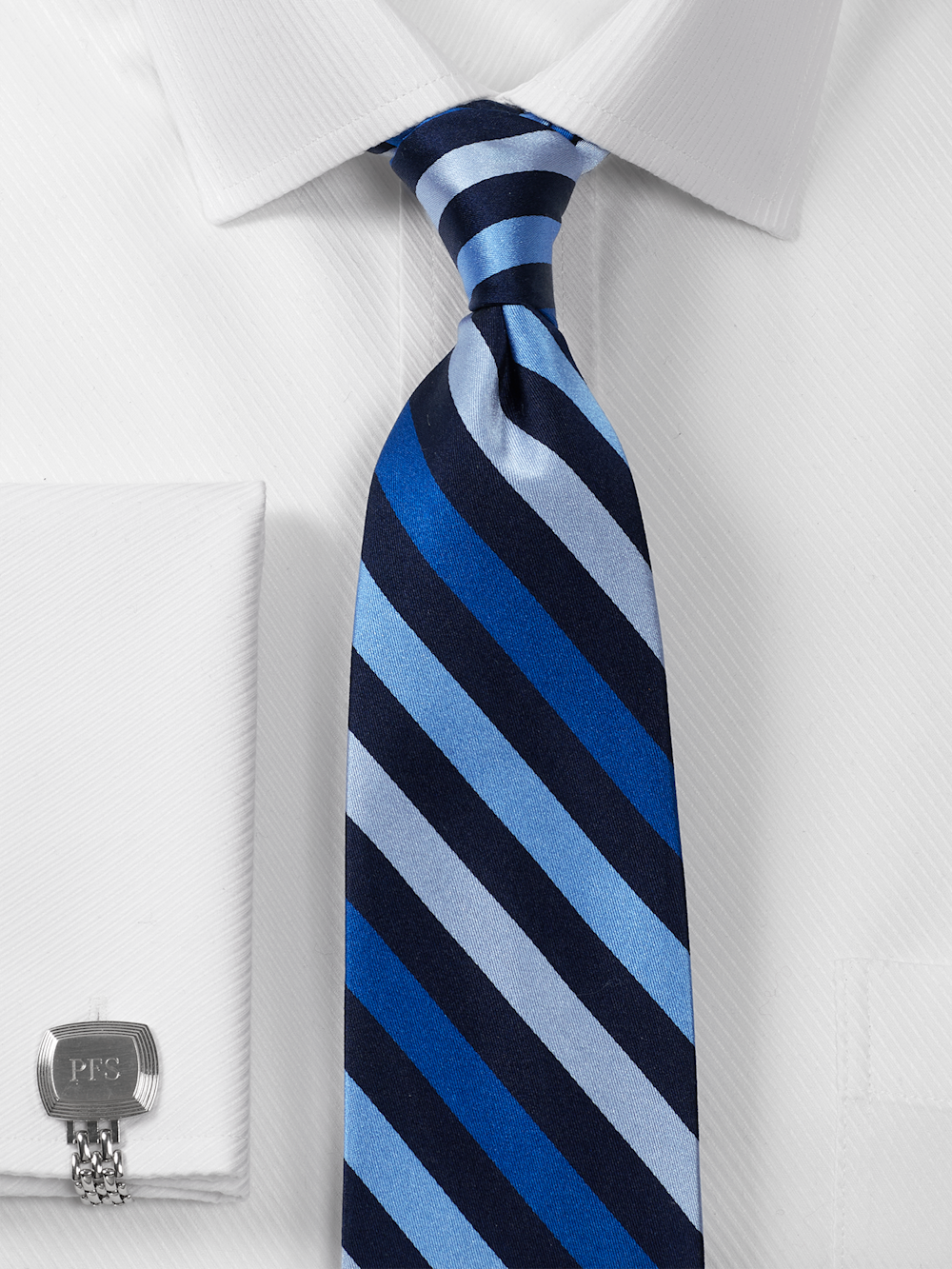 Alternate Image of Stripe Woven Silk Tie-1