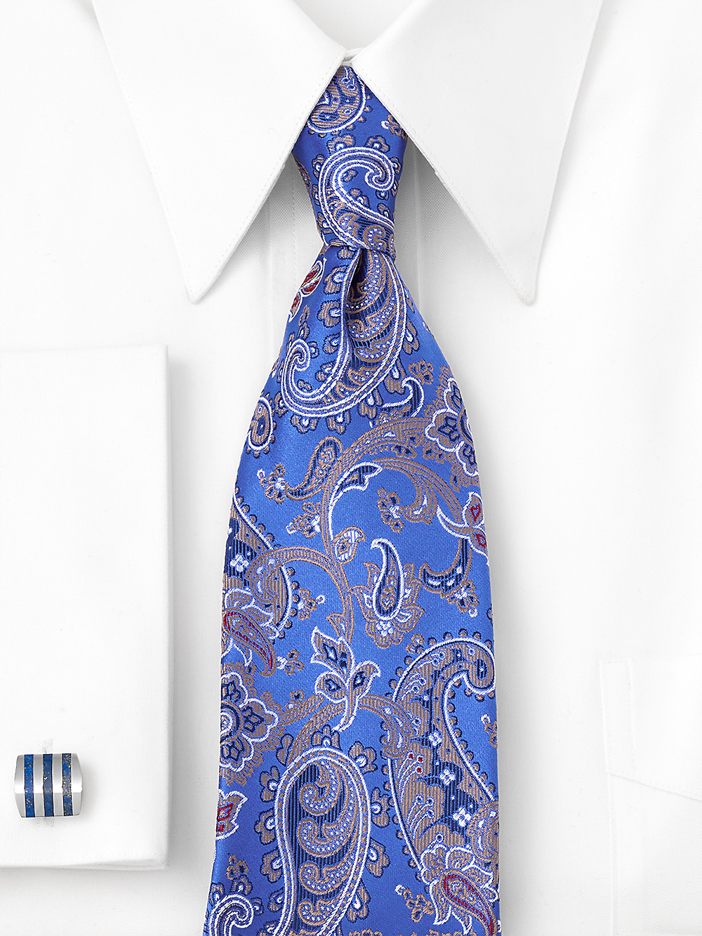 Alternate Image of Paisley Woven Silk Tie-1