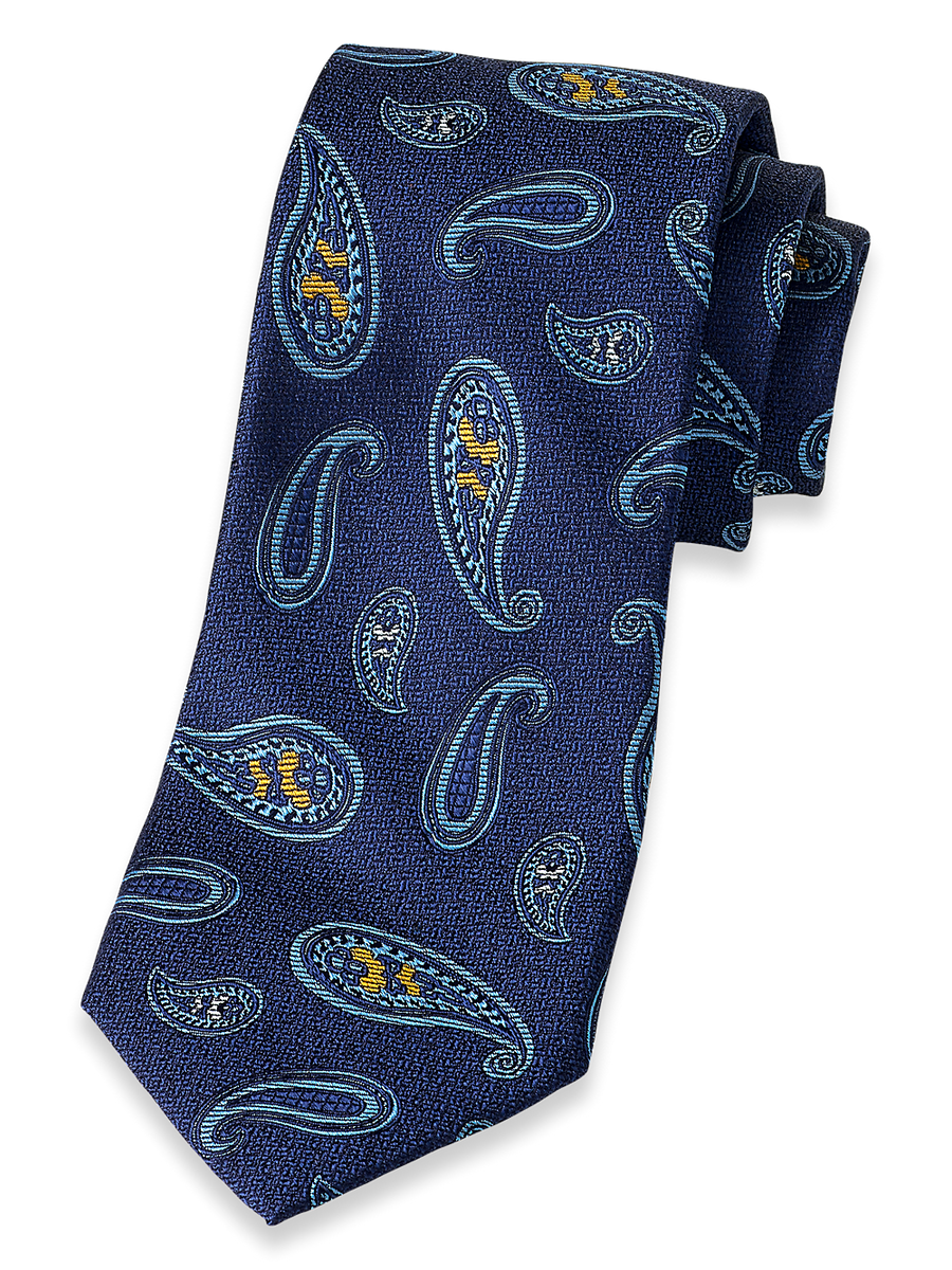 Silk twill neck tie　ネイビー NT6962044_MAIN.jpg?v=1736633245