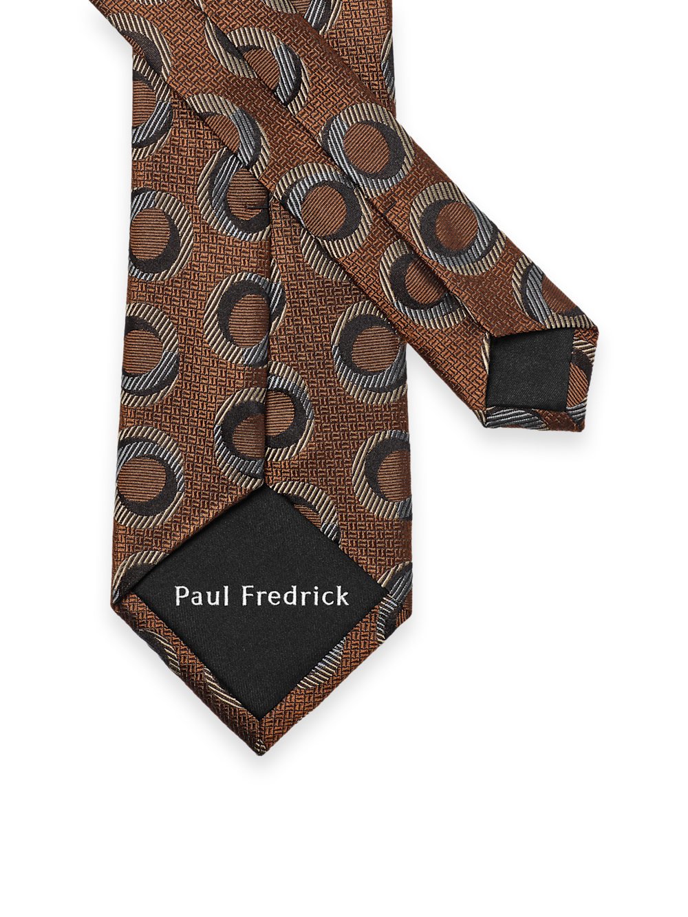 Alternate Image of Circles Woven Silk Tie-2