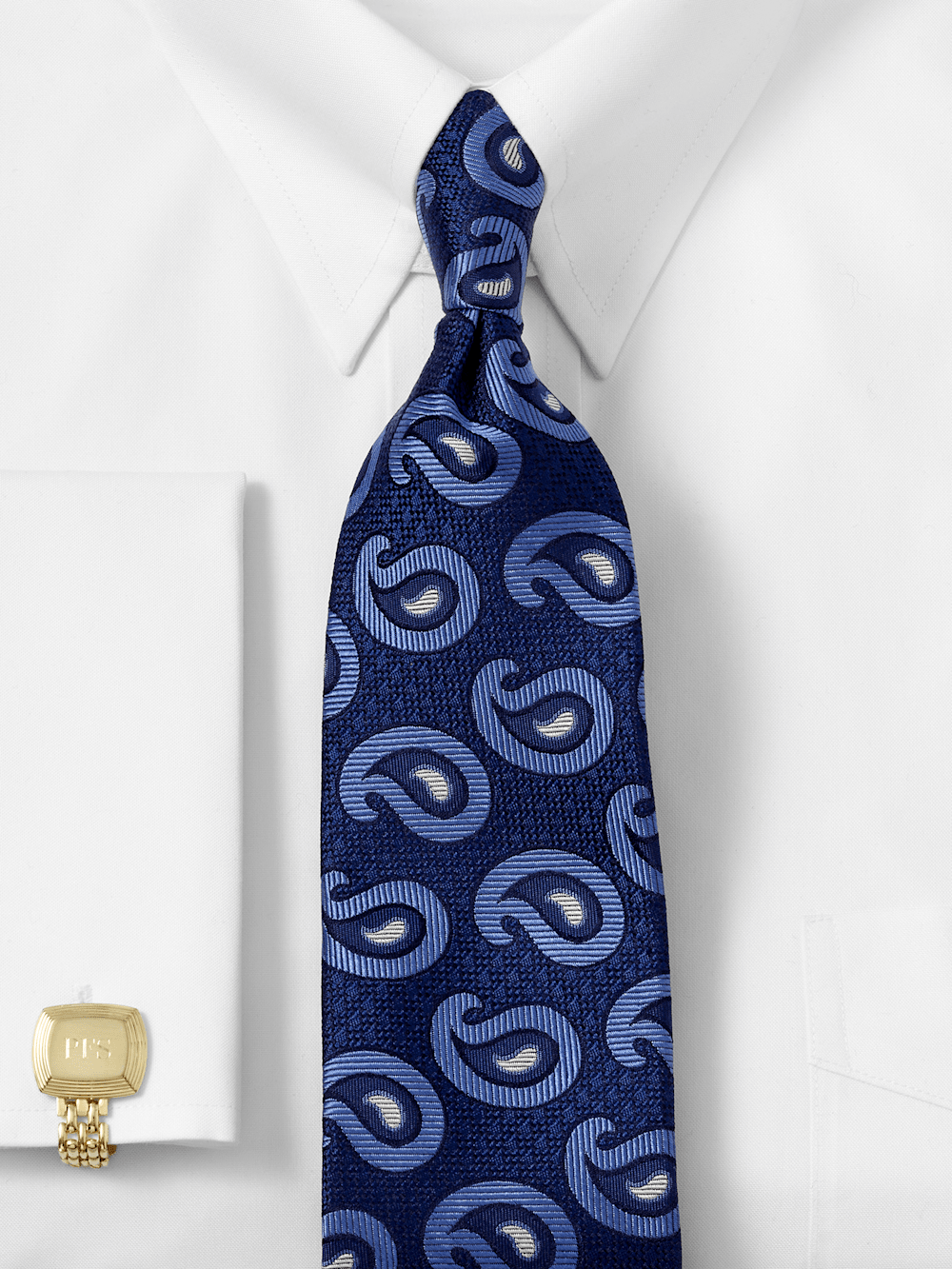 Alternate Image of Paisley Deco Woven Silk Tie-1