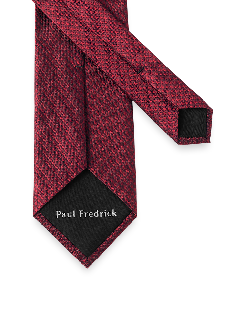 Alternate Image of Houndstooth Woven Silk Tie-2