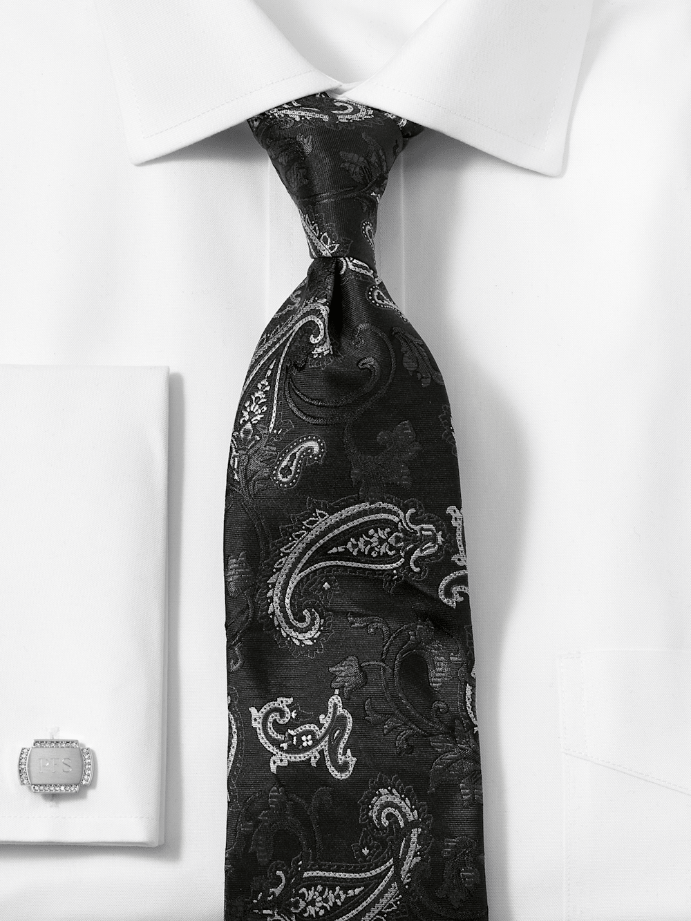 Alternate Image of Paisley Woven Silk Tie-1