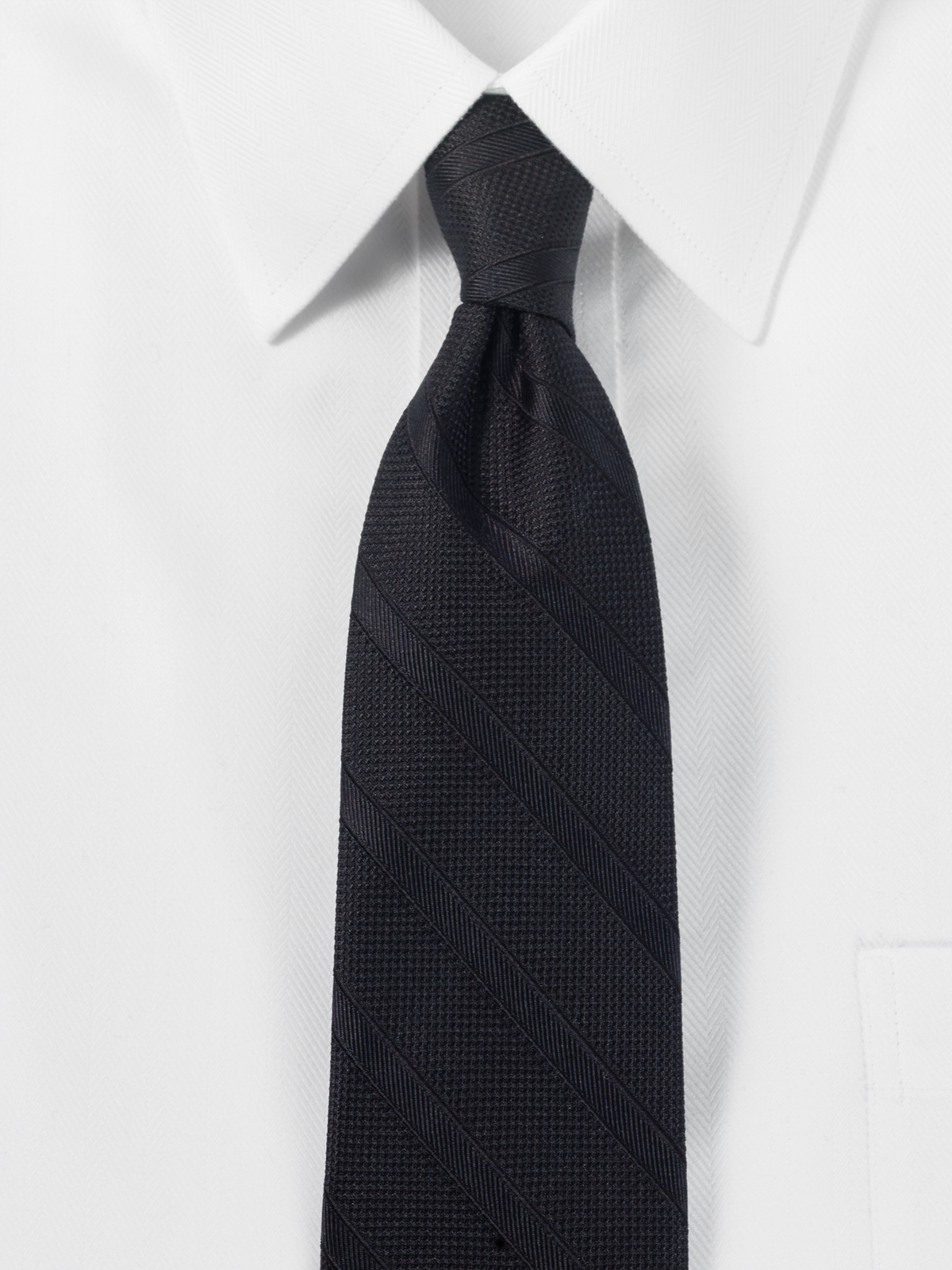 Alternate Shot of Men's black  Neckwear 