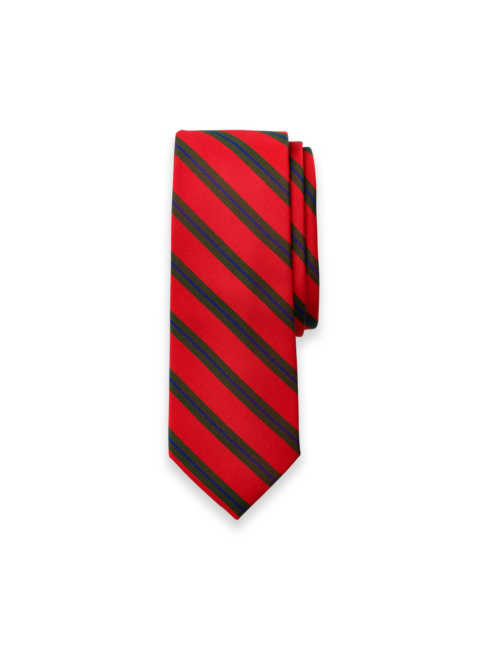 Alternate Shot of Men's red/green  Neckwear  - 1