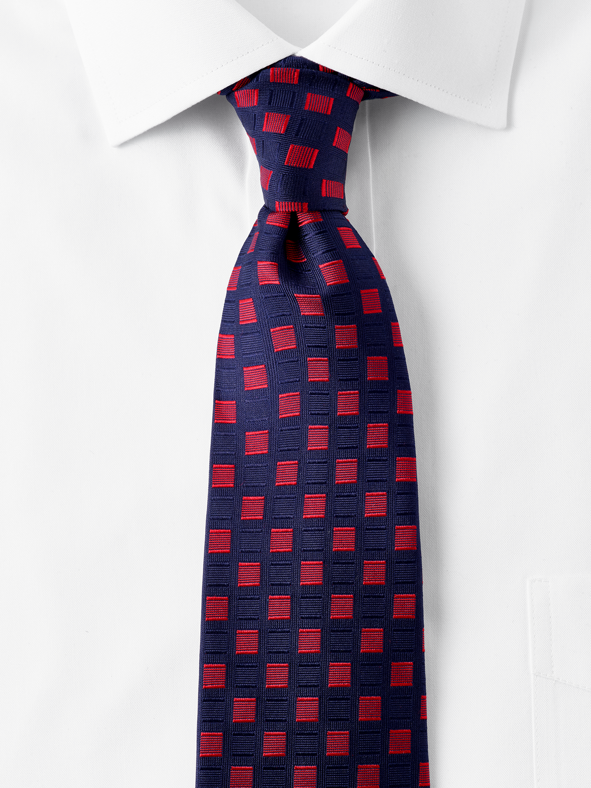 Alternate Shot of Men's navy/red  Neckwear 